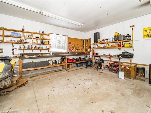 1094 Crumby Lake Road, Algonquin Highlands, ON - Indoor Photo Showing Garage