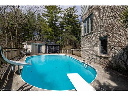 54 Mill Court, Dorchester, ON - Outdoor With In Ground Pool With Backyard With Exterior