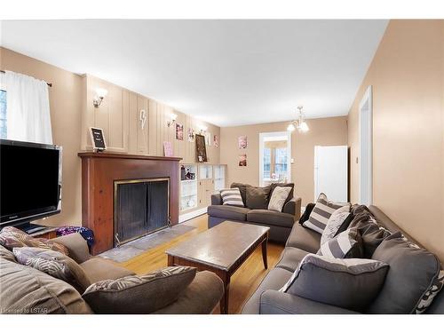 253 Bernard Avenue, London, ON - Indoor Photo Showing Living Room With Fireplace