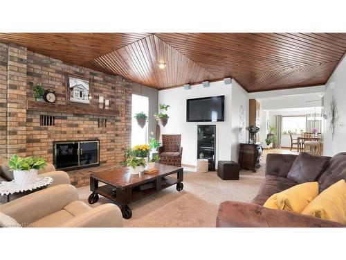 363647 Mcbeth Road, Salford, ON - Indoor Photo Showing Living Room With Fireplace