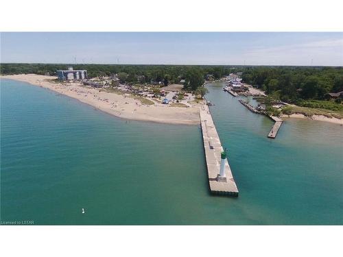 9857 Leonard Street, Grand Bend, ON - Outdoor With Body Of Water With View