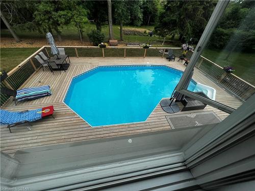 4 Waterloo Street, North Middlesex, ON - Outdoor With In Ground Pool