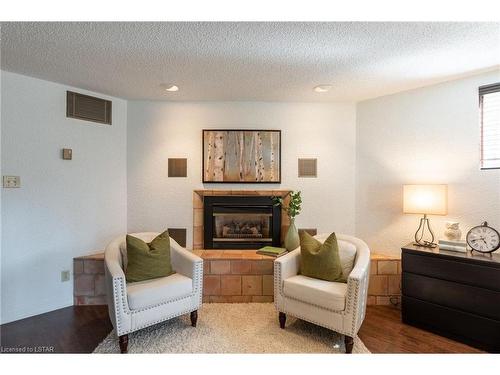 235484 23Rd Line, Thamesford, ON - Indoor Photo Showing Other Room With Fireplace
