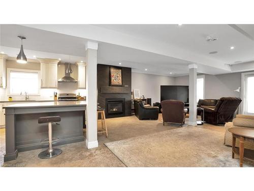 22930 Thames Road, Appin, ON - Indoor With Fireplace