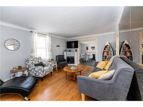 237 Colborne Street, Port Stanley, ON - Indoor Photo Showing Living Room With Fireplace