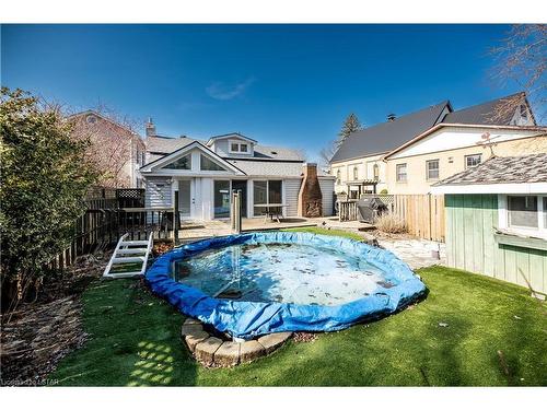 237 Colborne Street, Port Stanley, ON - Outdoor With Above Ground Pool With Backyard