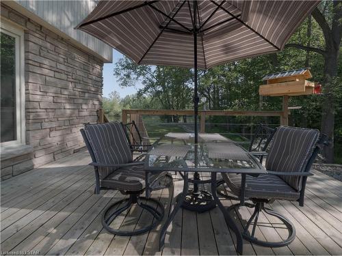 307 Parkhill Drive, North Middlesex, ON - Outdoor With Deck Patio Veranda