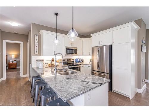 15 Tattersall, Grand Bend, ON - Indoor Photo Showing Kitchen With Double Sink With Upgraded Kitchen