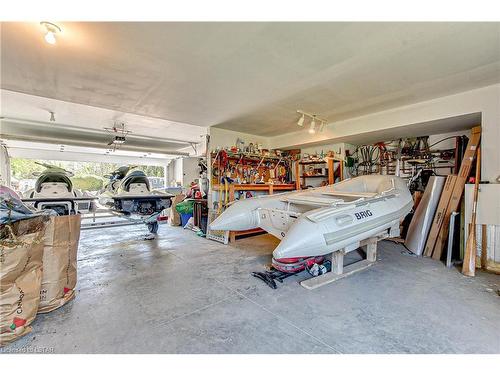 7474 Riverside Drive, Port Franks, ON - Indoor Photo Showing Garage