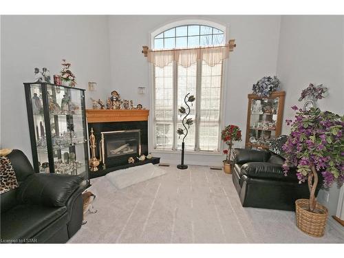 255 Miller Road, Dutton, ON - Indoor Photo Showing Living Room With Fireplace