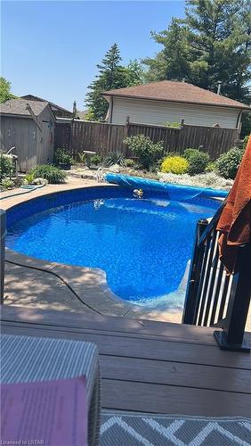 3 Braesyde Avenue, London, ON - Outdoor With Above Ground Pool With Backyard