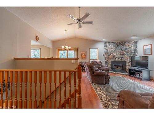 10288 Riverside Drive, Grand Bend, ON - Indoor With Fireplace