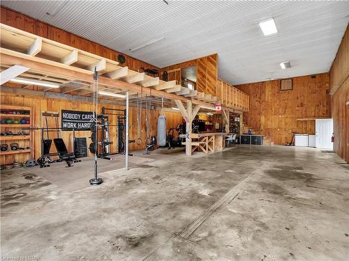 13660 Longwoods Road, Thamesville, ON - Indoor Photo Showing Garage