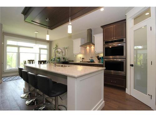 10138 Merrywood Drive, Grand Bend, ON - Indoor Photo Showing Kitchen With Upgraded Kitchen