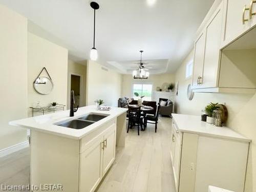 174 Cabot Trail, Chatham, ON - Indoor Photo Showing Kitchen With Double Sink
