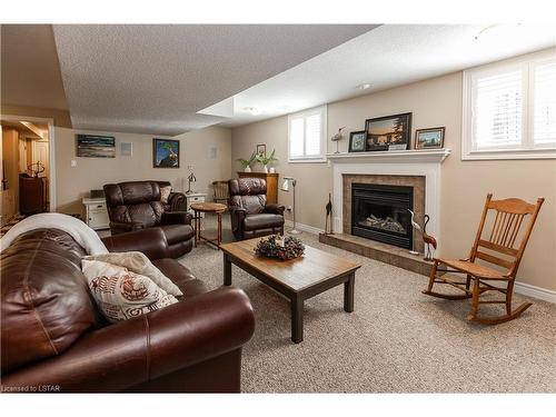 138 Lake Margaret Trail, St. Thomas, ON - Indoor Photo Showing Living Room With Fireplace