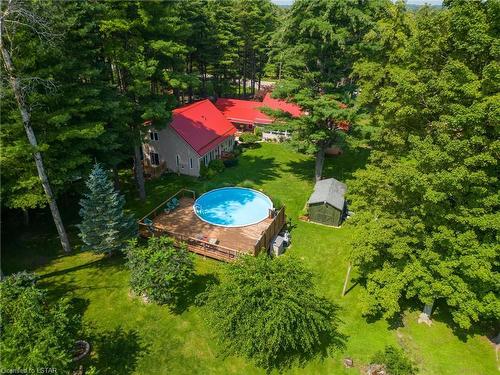 9680 Plank Rd Road, Eden, ON - Outdoor With Above Ground Pool
