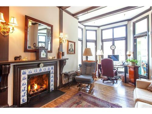 873 Waterloo Street, London, ON - Indoor With Fireplace