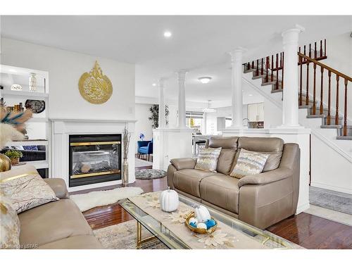 1164 Foxcreek Road, London, ON - Indoor Photo Showing Living Room With Fireplace