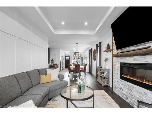 246 Snyders Avenue, Belmont, ON - Indoor Photo Showing Living Room With Fireplace