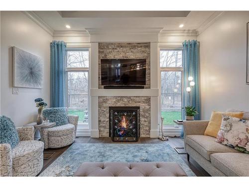 2426 Red Thorne Avenue, London, ON - Indoor Photo Showing Living Room With Fireplace