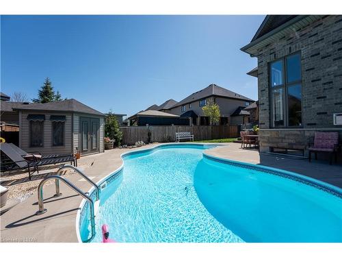 1509 Jim Allen Way, London, ON - Outdoor With In Ground Pool With Deck Patio Veranda With Backyard