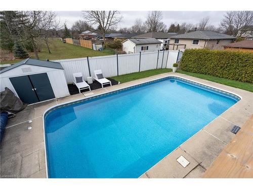 180 Kipling Avenue, London, ON - Outdoor With In Ground Pool With Deck Patio Veranda With Backyard