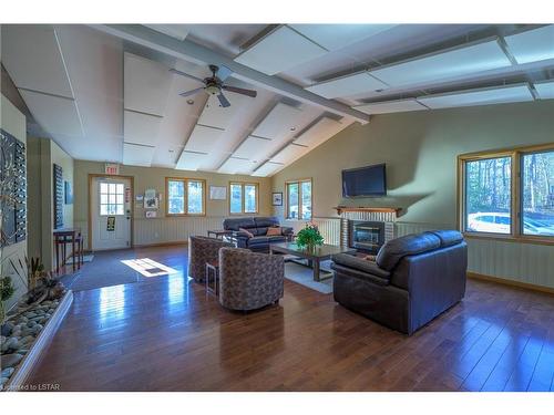 10364 Pinetree Drive, Grand Bend, ON - Indoor With Fireplace
