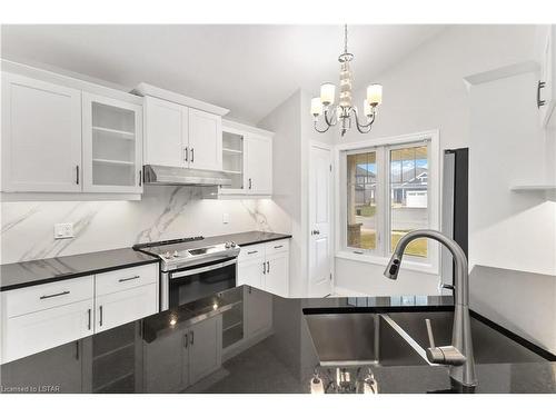 51 Ambrosia Path, St. Thomas, ON - Indoor Photo Showing Kitchen With Double Sink With Upgraded Kitchen
