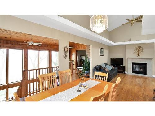 34639 Third Line, Southwold, ON - Indoor With Fireplace