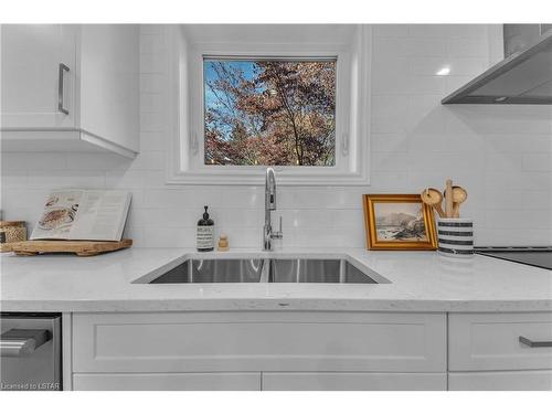 14 Scottsdale Street, London, ON - Indoor Photo Showing Kitchen With Double Sink