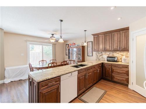 8 Queens Avenue, Grand Bend, ON - Indoor Photo Showing Kitchen With Double Sink