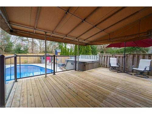 37 Timber Drive, London, ON - Outdoor With Above Ground Pool With Deck Patio Veranda With Exterior