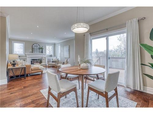 683 Tennent Avenue, London, ON - Indoor Photo Showing Dining Room With Fireplace