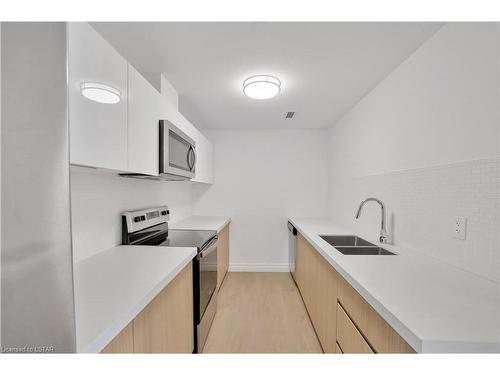 202-3290 Stella Crescent, Windsor, ON - Indoor Photo Showing Kitchen With Double Sink