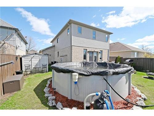 115 Hagerman Crescent, St. Thomas, ON - Outdoor With Above Ground Pool With Exterior
