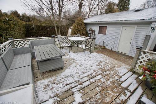 742 Oxford Street E, London, ON - Outdoor With Deck Patio Veranda With Exterior