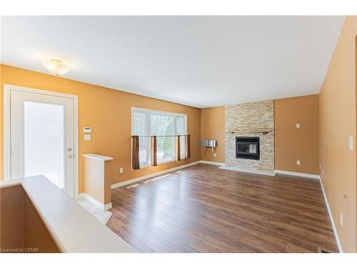 6782 East Parkway Drive, Lambton Shores, ON - Indoor Photo Showing Living Room With Fireplace