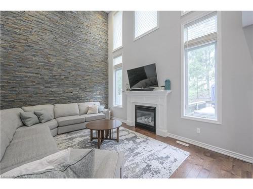 19 Caverhill Crescent, Komoka, ON - Indoor Photo Showing Living Room With Fireplace