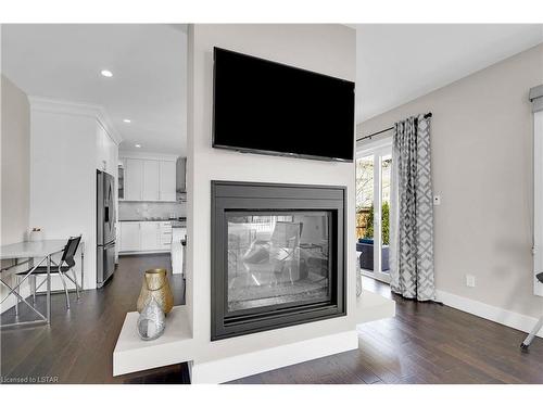 2170 Bakervilla Street, London, ON - Indoor Photo Showing Living Room With Fireplace