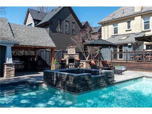 647 Grosvenor Street, London, ON - Outdoor With In Ground Pool With Deck Patio Veranda