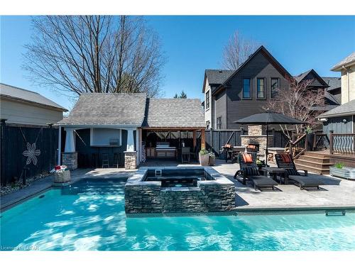 647 Grosvenor Street, London, ON - Outdoor With In Ground Pool With Deck Patio Veranda