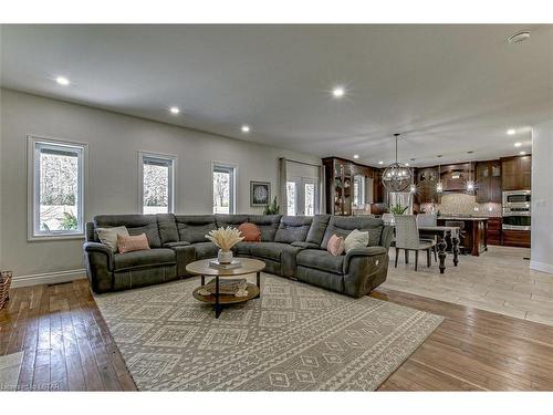 105 Union Avenue, Komoka, ON - Indoor Photo Showing Dining Room With Fireplace