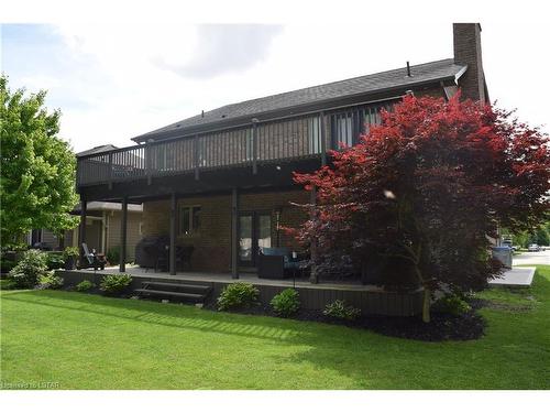 105 Union Avenue, Komoka, ON - Outdoor With Deck Patio Veranda With Backyard With Exterior