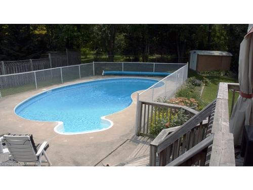 383 Mcnay Place, London, ON - Outdoor With In Ground Pool With Backyard