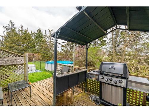 7360 Longwoods Road, Melbourne, ON - Outdoor With Above Ground Pool With Deck Patio Veranda With Exterior
