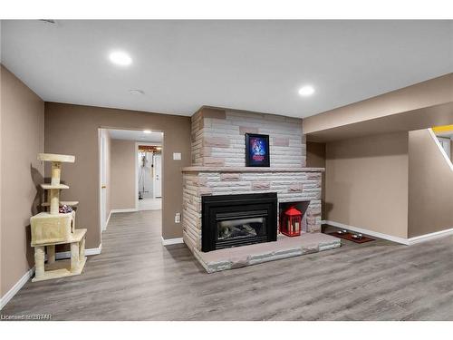 141 Huron Avenue, Komoka, ON - Indoor With Fireplace