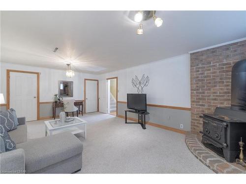 509 Fanshawe Park Road E, London, ON - Indoor Photo Showing Living Room With Fireplace