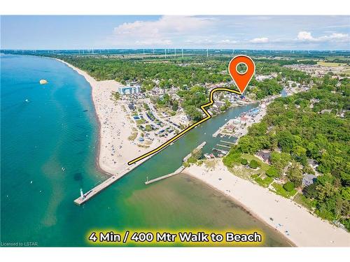 19 Shady Lane, Grand Bend, ON -  With Body Of Water With View