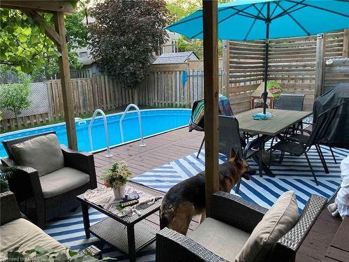 691 Clearwater Crescent, London, ON - Outdoor With Above Ground Pool With Deck Patio Veranda With Exterior